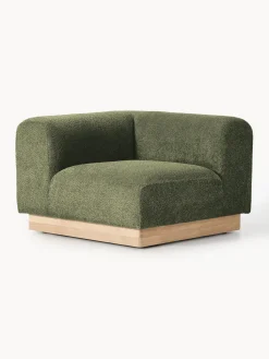 Módulo de esquina sofá de borreguillo bouclé Natalie