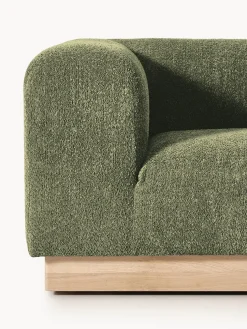 Módulo de esquina sofá de borreguillo bouclé Natalie