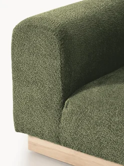 Módulo de esquina sofá de borreguillo bouclé Natalie