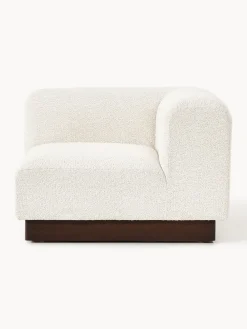 Módulo de esquina sofá de borreguillo bouclé Natalie