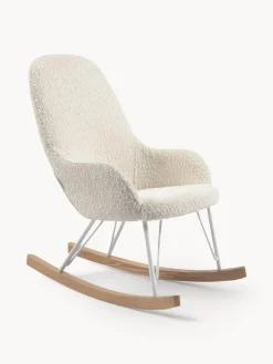 Mecedora infantil en tejido bouclé Joey