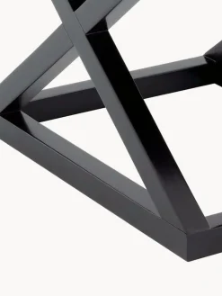 Mesa auxiliar con bandeja en madera artesanal McArthur