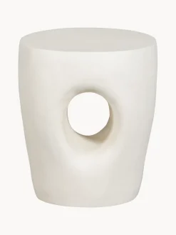 Mesa auxiliar de jardín ovalada Mica