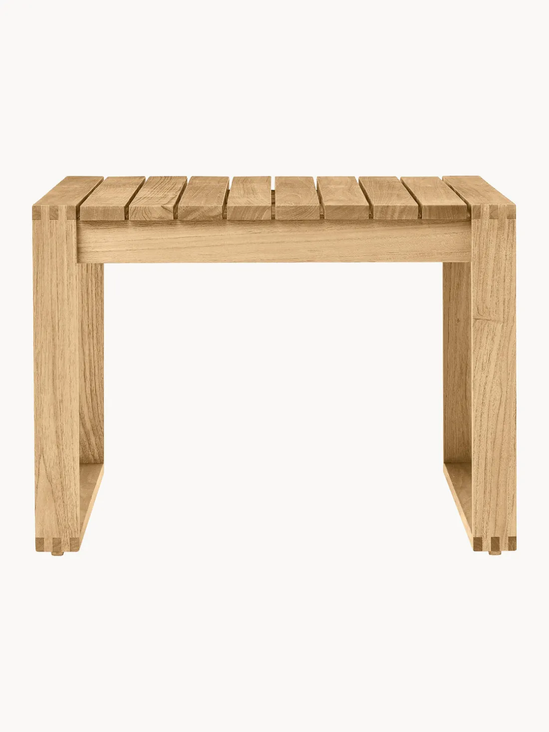 Mesa auxiliar de jardín plegable de madera de teca BK16