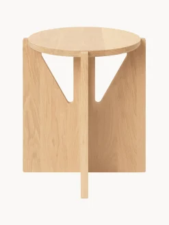 Mesa auxiliar de madera de roble Future