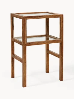 Mesa auxiliar de madera de mango Montre