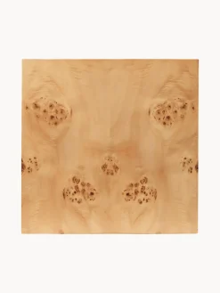 Mesa auxiliar de madera de nudo Burl Cube