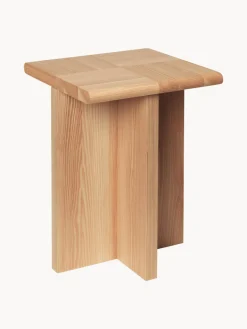 Mesa auxiliar de madera de abeto Sala