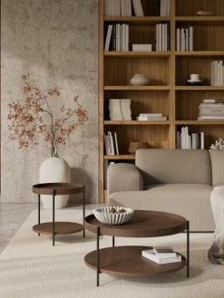 Mesa auxiliar de madera Renee