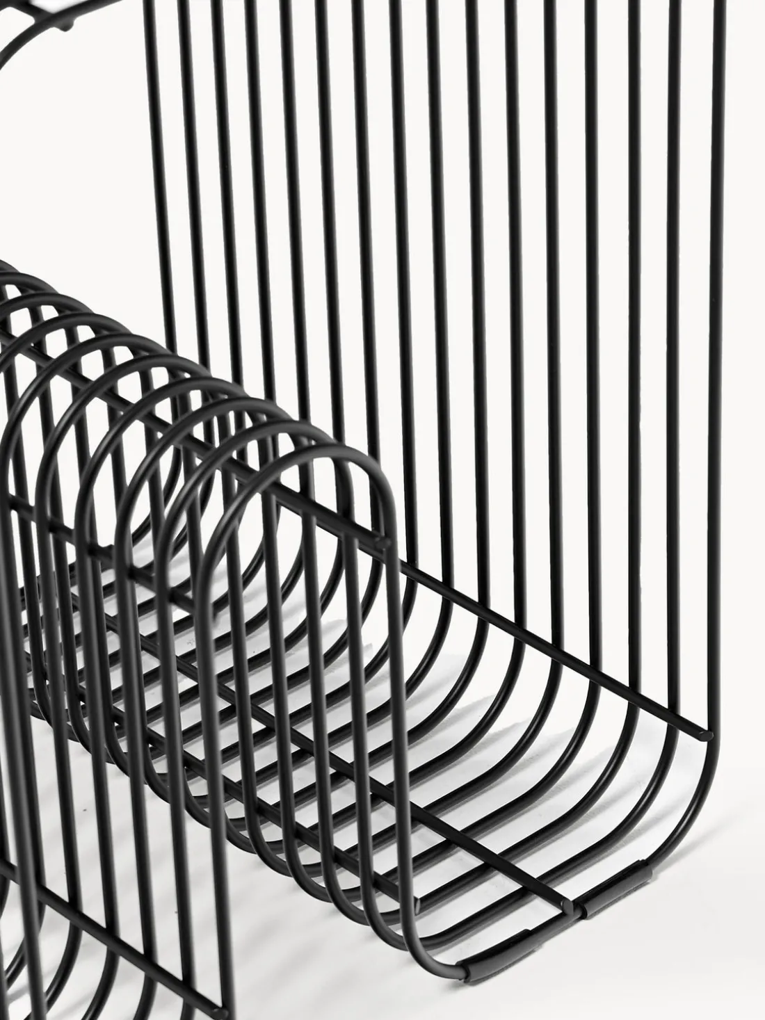 Mesa auxiliar de metal Curva