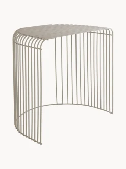 Mesa auxiliar de metal Curva