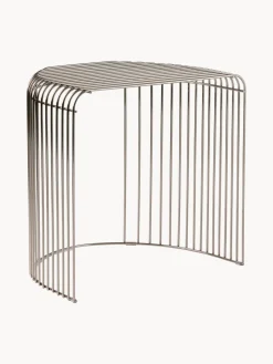 Mesa auxiliar de metal Curva