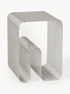 Mesa auxiliar de metal Curva