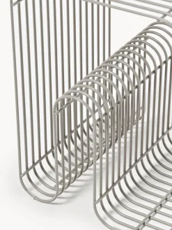 Mesa auxiliar de metal Curva