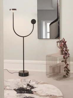 Mesa auxiliar de metal Curva