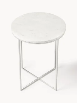 Mesa auxiliar de mármol redonda Alys