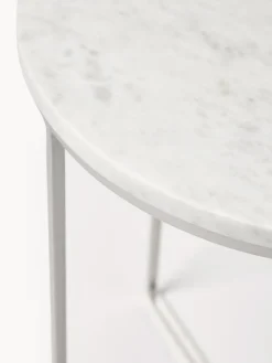 Mesa auxiliar de mármol redonda Alys