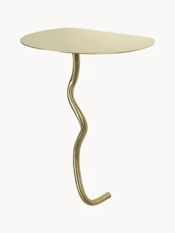Mesa auxiliar de pared de latón Curvature