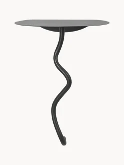 Mesa auxiliar de pared de latón Curvature