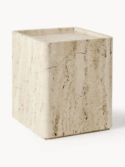 Mesa auxiliar de travertino Pietra