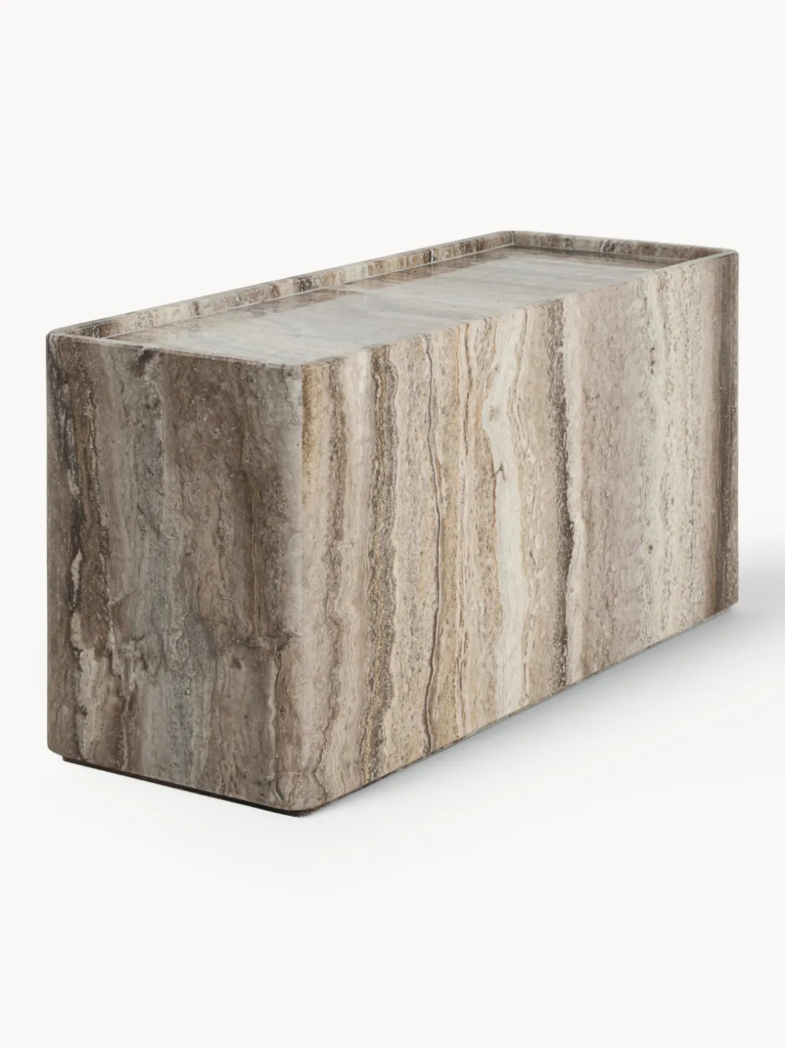 Mesa auxiliar de travertino Pietra