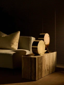 Mesa auxiliar de travertino Pietra