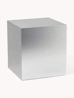 Mesa auxiliar en look metálico Lesley