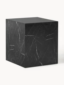 Mesa auxiliar en look mármol Lesley