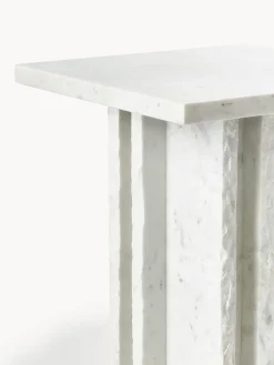 Mesa auxiliar en look mármol Selene