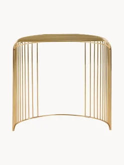 Mesa auxiliar ovalada de metal Curva