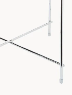 Mesa auxiliar plegable Cupid, tablero de cristal