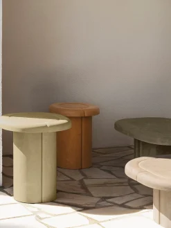 Mesa auxiliar redonda Alder