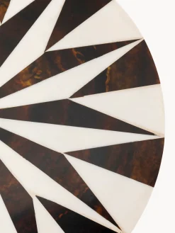 Mesa auxiliar redonda artesanal Domero