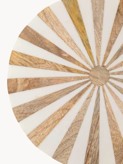 Mesa auxiliar redonda artesanal Domero