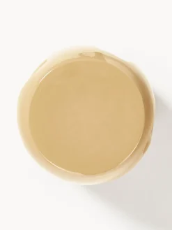 Mesa auxiliar redonda artesanal de cerámica Currents