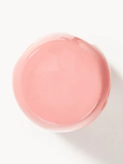 Mesa auxiliar redonda artesanal de cerámica Currents