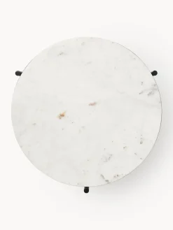 Mesa auxiliar redonda de mármol Ella