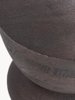 Mesa auxiliar redonda de madera de mango Benno