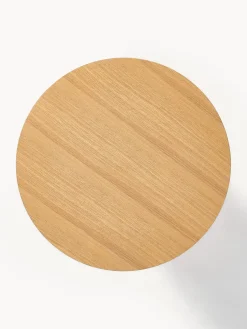 Mesa auxiliar redonda de madera Nele