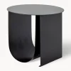 Mesa auxiliar redonda de metal Cher