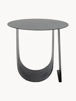 Mesa auxiliar redonda de metal Cher