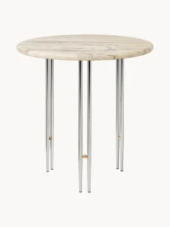 Mesa auxiliar redonda de mármol IOI