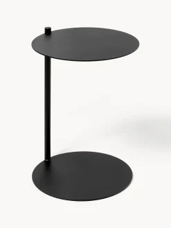 Mesa auxiliar redonda de metal Ande