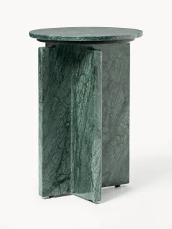 Mesa auxiliar redonda de mármol Marisa