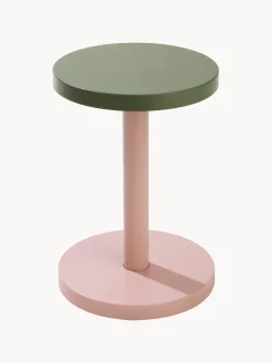 Mesa auxiliar redonda de metal Trisse