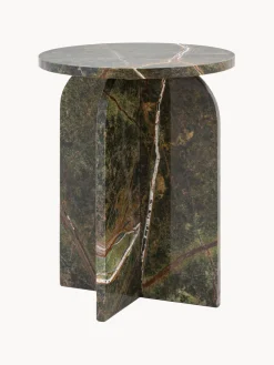 Mesa auxiliar redonda de mármol Amalfi