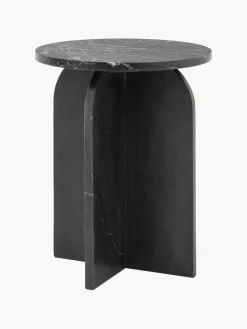 Mesa auxiliar redonda de mármol Amalfi