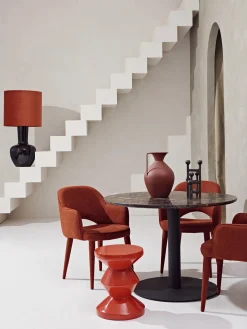 Mesa auxiliar redonda Zig Zag