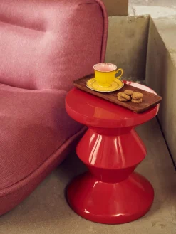 Mesa auxiliar redonda Zig Zag