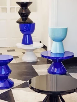 Mesa auxiliar redonda Zig Zag